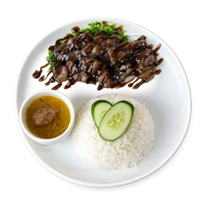 Nasi Sup Kambing Bakar