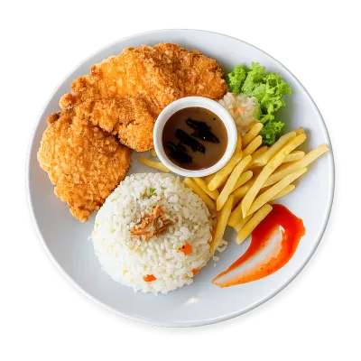 Nasi Goreng Chicken Chop